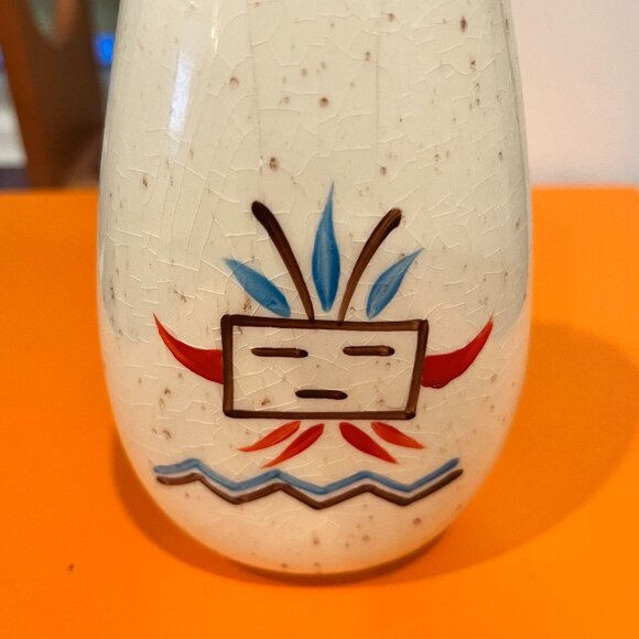 Southwest Native American Style Ceramic Vase Kachina Design - Picture 5 of 6